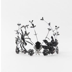 Zara metal floral headband
